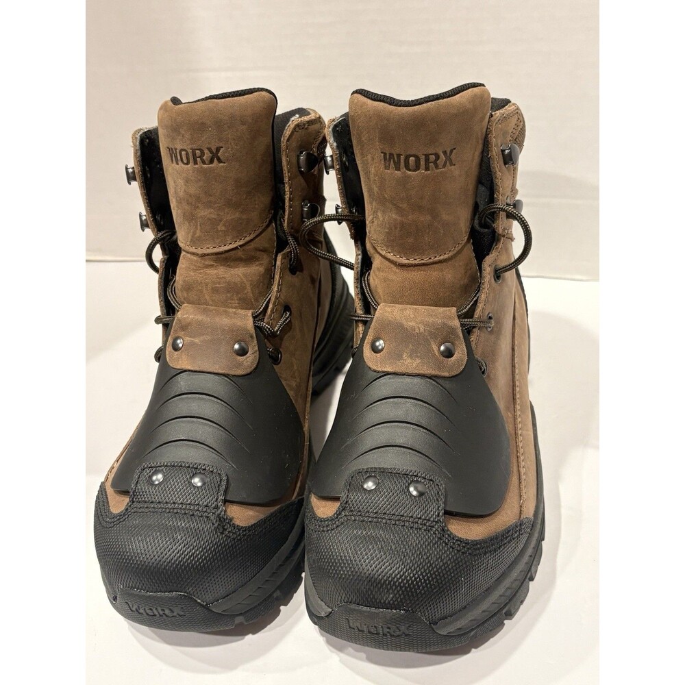 WORX Red Wing 5152 Womens 7.5 W Brown Leather Steel Toe Metatarsal Work Boots EH